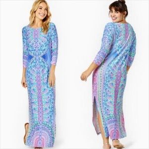 Like new Lilly Pulitzer Morgann Maxi Dress Multi Color SZ S